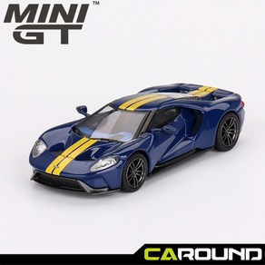 미니지티(614) 1:64 포드 GT - Sunoco Blue