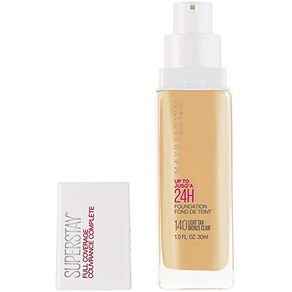 Maybelline New Yok Supe Stay Full Coveage Liqui Maybelline New Yok 슈퍼 스테이 풀 커버리지 리퀴드 파운데이션 메이크업, 1개, Light Tan, 30ml