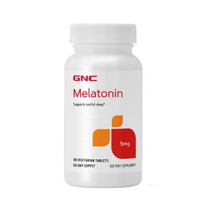 GNC 지엔씨 식물성 멜라 토닌 5MG, 1개, 60정