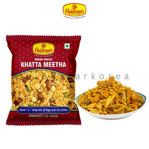 Haldiams Khatta Meetha Sweet and Salty Mix 할디람 카타 미타 달콤 짭짤한 믹스 스낵, 2개