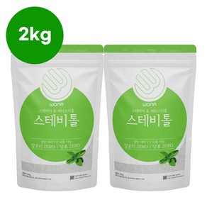 원아푸드 스테비아 에리스리톨 스테비톨, 1kg, 2개