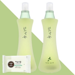 설국화 향기 샤워코롱 시원한 허브향 150ml 2개(+하늘선물 물티슈 10매), 2개