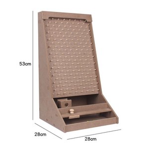 핀볼 게임 추첨 카페 나무 보드 구슬 원목 오락실 완구, A. 핀볼 캐칭 머신 (MDF 타입), 1개