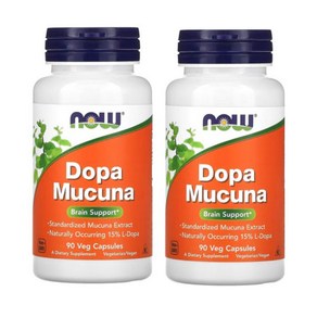 나우푸드 도파무쿠나 천연 도파민 90 정 2병 / NOW Foods Dopa Mucuna 90ct 2bt Exp. 2024/07 원산지: 상품 상세설명, 90정, 2개