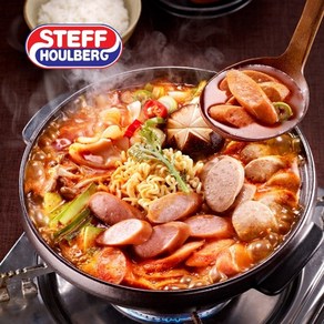 스테프핫도그 스테프 화끈한 부대찌개 (600g) x 8팩 세트, 600g, 8개