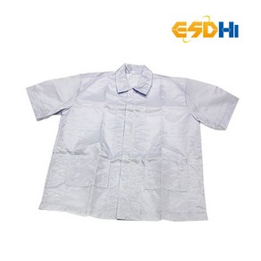 ESDhi제전복방진복크린룸정전기방지-제전복사파리반팔