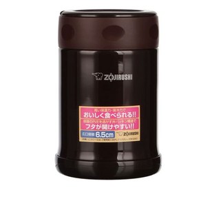 조지루시 죽통 SW-EAE35 350ml 보온보냉 아기 이유식 도시락 국통, 브라운(TD)