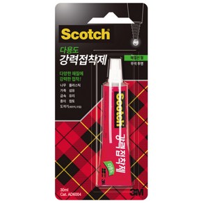 3M 스카치 다용도 강력접착제 AD6004 에멀션타입 30ml, 1개