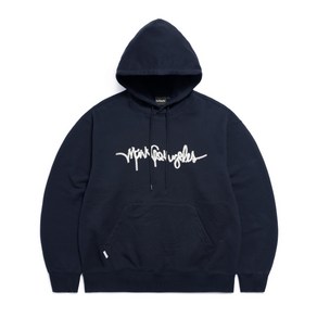 마크곤잘레스 ZIGZAG EMB WAVE SIGN LOGO SWEAT HOODIE - NAVY Z243UHD040065 562955