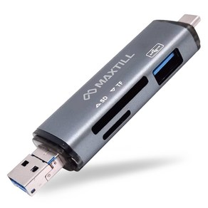 맥스틸 OTG 멀티 USB3.0 C타입 카드리더기, 맥스틸 MT-R307 카드리더기, 1개, MT-R307