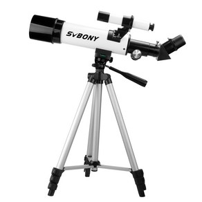 SVBONY SV501P 60mm/400mm 천문학 전문 망원경 캠핑 일월 관측 삼각대 포함