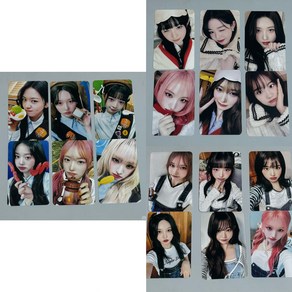 [크리퍼스큘]아이브 스카우트 팬미팅 엠파시 앨범 미공포 포카 공방 다이브존 포토카드 6장 세트, 3종 일괄 18장