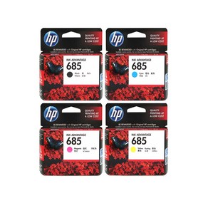 HP No.685 정품잉크 콤보팩 F6V35AA