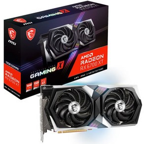 MSI 라데온 RX 6700 XT 게이밍 X 트윈프로져8 그래픽카드 D6 12GB MS-V398