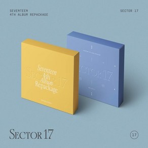 [CD] 세븐틴 (SEVENTEEN) 4집 리패키지 : SECTOR 17 [버전 2종 중 1종 랜덤 발송] : *[종료] 포스터 & 초회 증정 종료