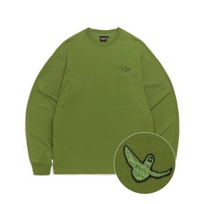 마크곤잘레스 MARK GONZALES ANGEL WAPPEN OG LS T-SHIRT - GREEN Z231ULT010050 422679