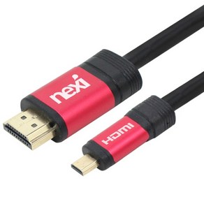 니콘 캐논 소니 HDMI to MicoHDMI 1M 4K 고화질 디카 캠코더 카메라 노트북 연결 선 케이블, 1개