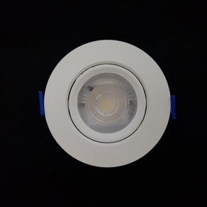 룩스램 LED MR16 일체형 3인치 7W 주백색 COB타입 직회전, 1개