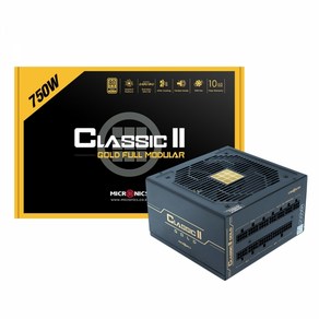 마이크로닉스 Classic II 750W 80PLUS GOLD 230V EU 풀모듈러, 1