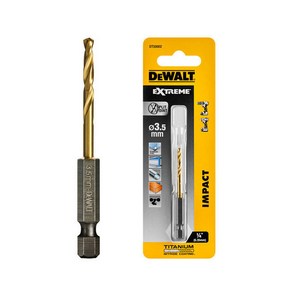 디월트 철공 드릴 비트 3.5mm DT50002 1EA 임팩드릴용 기리 충전용 낱개, 1개