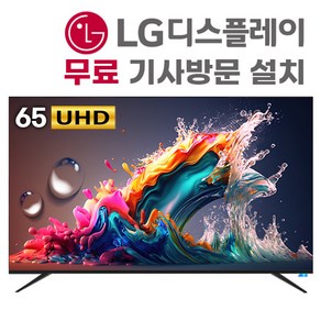 넥스 165cm(65) UHD TV [LG패널 무료기사설치] [UX65K], 방문설치, 스탠드형