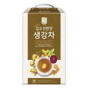 녹차원 생강차 80스틱, 15g, 80개입, 1개, 15g