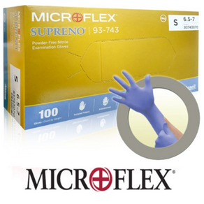 안셀 마이크로플렉스 수프레노 93-743 Microflex Supreno 일회용 니트릴장갑(100매)