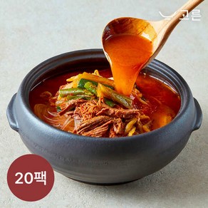 [고른] 대파 육개장 800g 20팩 (1팩 1인분), 20개