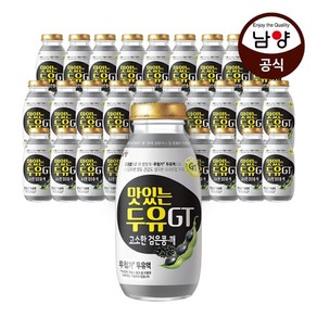 남양에프엔비 맛있는 두유 GT 고소한 검은콩깨 병 200mlx30개, 단일상품/단일상품, 30개, 200ml