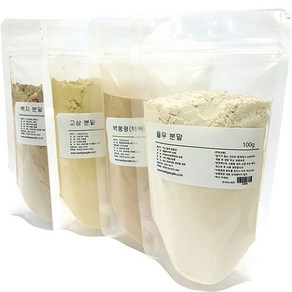 허브인 고삼가루 백지 백봉령 율무 가루 분말 천연 팩, 고삼50g+백지50g+백봉령50g+율무50g, 1세트