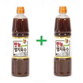 청우 첫맛 만능 멸치육수 500g x 2개, 430g