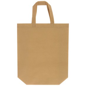 (인쇄가능)부직포가방 세로 마트형(가로)33cm x (세로)38cm x (폭)9cm, 베이지