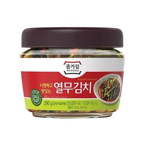 종가 시원하고 맛있는 열무김치 PET, 1개, 290g