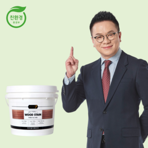 [마이칼라] THE FAMILY 7 수성스테인 4L, 1개, 밤나무색