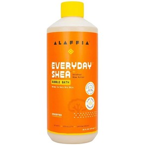 Alaffia EveyDay 시어 버블 배스 라벤더 473.2ml (16온스), 1개