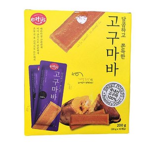 매홍엘엔에프 달콤하고 쫀득한 고구마바 20g x 10개입 x 1개, 2개, 단품