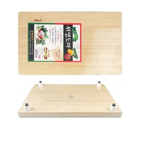 미송 고급 위생다리도마 나무도마 (왕대), 1개, 나무색
