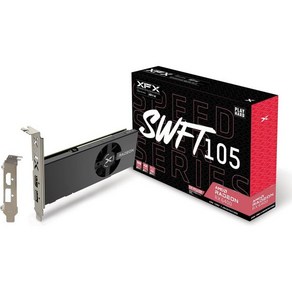 XFX 스피드스터 SWFT309 AMD 라데온 RX 6700 XT CORE 게이밍 그래픽 카드12GB GDDR6 HDMI 3xDP RDNA 2 RX67 XTYJFDV, RX 6400, 1개