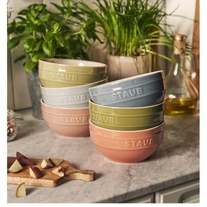 스타우브 세라믹보울 마카롱 18세트 Staub Macaons 18set 12cm 공기 6p 젓가락 6p 수저 6p Sams Club 샘스클럽 정품구매대행상품 Staub, 1개, 18종세트