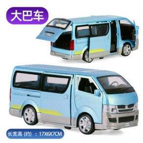 자동차모형 1:32 토요타 hiace mpv alloy model s 다이캐스트, 분홍색, 1개