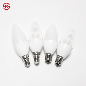 LED 촛대램프 5W E14 E17 미니전구 미니소켓 인테리어, E17/전구색(노란빛), 1개