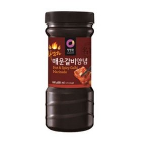 청정원 매운갈비 화끈한 맛 양념, 500g, 5개