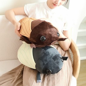 매미 인형 곤충 대형 쿠션 벌레 48cm, 01. 그레이, 01. 48cm, 1개