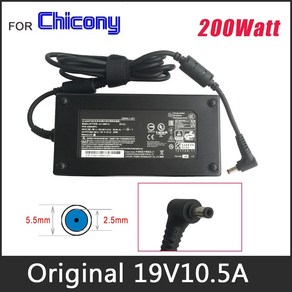 오리지널 A11200P1A AC DC 어댑터 충전기 Chicony Hasee Z7 G8 Z8 전원 공급 장치 케이블 19V 105A 200W, 4)AU, 4)AU