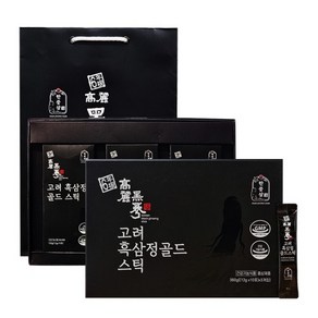 한중삼 고려 흑삼정 골드스틱 30포, 1개, 360g