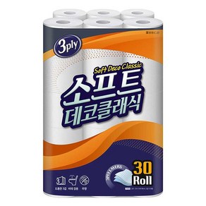 코디 소프트 데코 클래식 25m x 30롤, 30개, 1개입