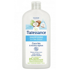 NATESSANCE 나떼쌍스 바이오 코코넛 식물성 케라틴 엑스트라 젠틀 샴푸 500ml, 1개