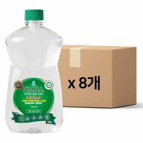 에브링스 프리미엄 다용도 세정제 1100ml 기름때 묶은때 찌든때 오염때 강력한 세정 살균 탈취, 8개, 1.1L