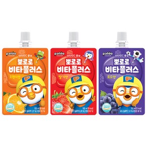 팔도 뽀로로 비타플러스(100ml)-어린이비타민음료, 100ml, 30개