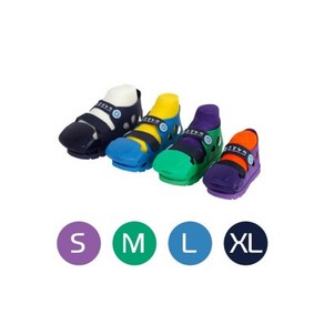 칼라슈즈 캐스트슈즈 토우가드결합형 깁스신발 석고신발 발가락보호대포함 사이즈 S M L XL, 1개